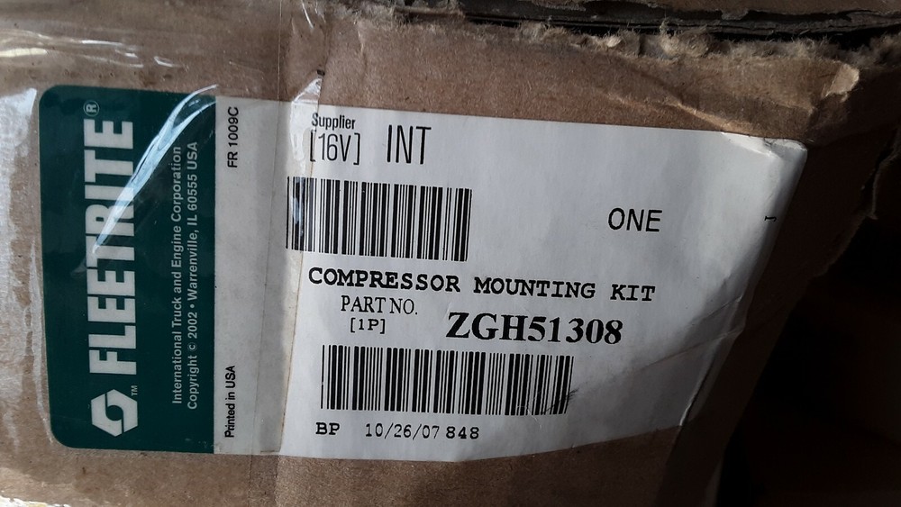 Fleetrite Compressor Mounting Kit (ZGH51308) #A252