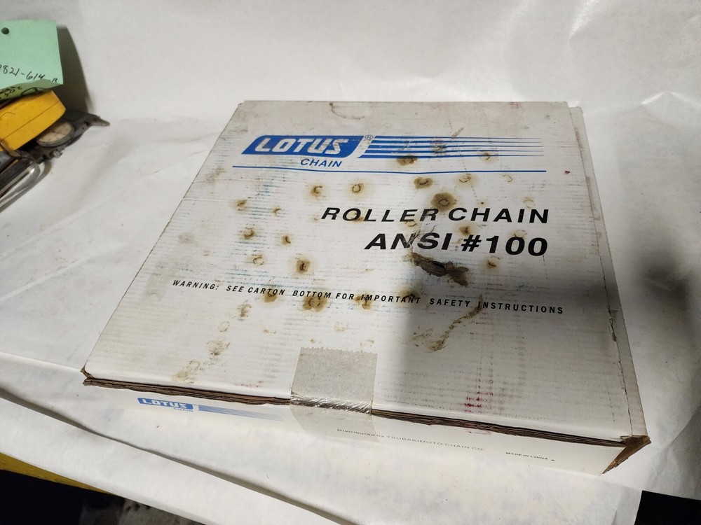 Lotus Chain ANSI 100-1 Roller Chain 10FT.