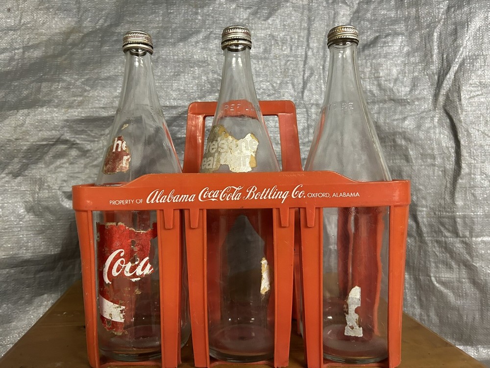 Quart Coca Cola Bottles With Carrier 6 Pack