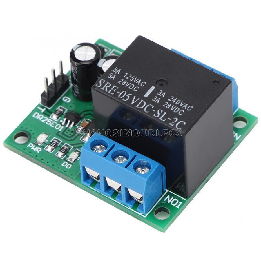 DC 5V 6-24V Double Pole Double Throw DPDT Self-Locking Bistable Relay Module-