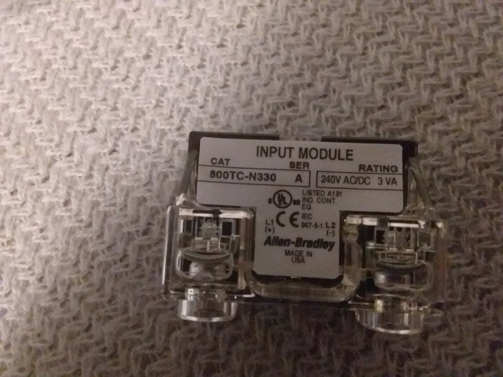 Allen-Bradley 800TC-N330, Power Module, Finger Safe