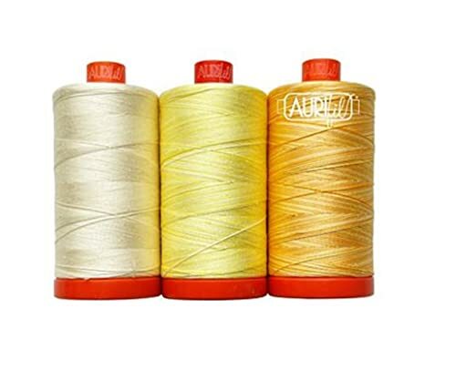 Aurifil Thread Color Builder 2022 Rainforest Plants -50wt 100% Cotton Threads...