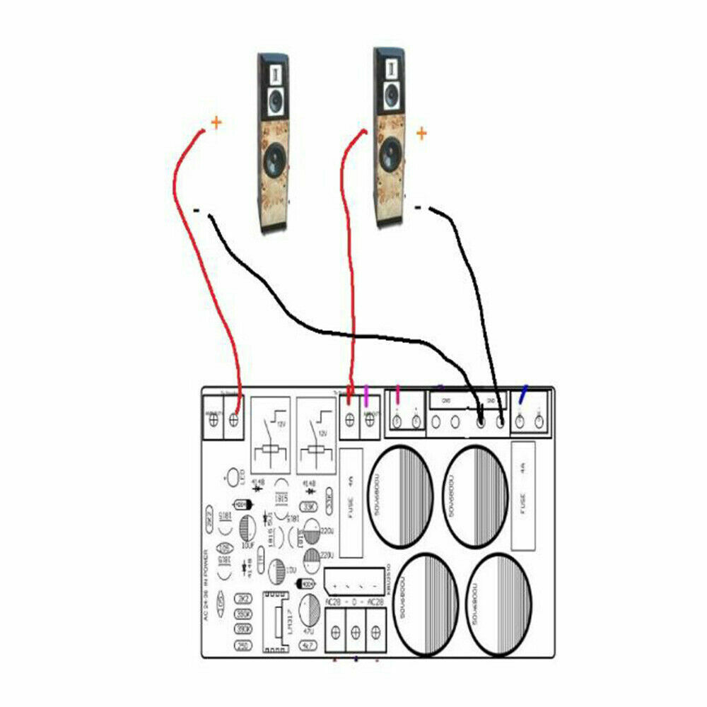 1pair L15 Class D IRFP240 IRFP9240 Power Amplifier Board