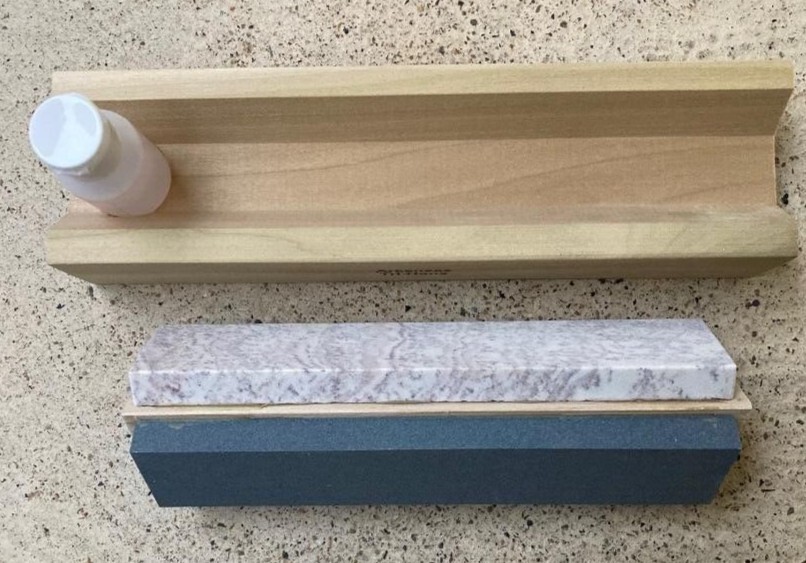 Tri 8 Arkansas Knife Sharpening Stone Kit