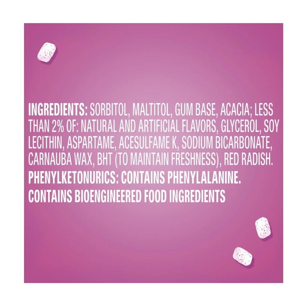 Orbit Bubblemint Sugar Free Chewing Gum, Value Pack - 180 Ct Bag