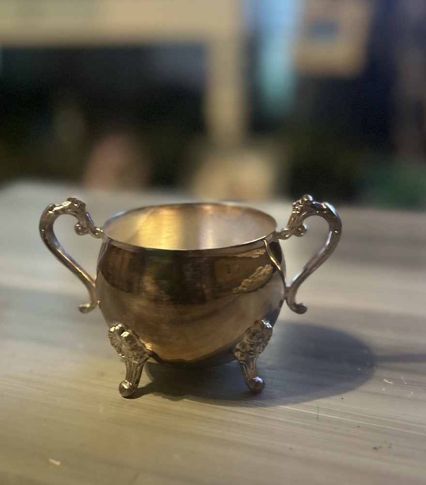 Leonard, Silver Plated,footed Sugar Bowl