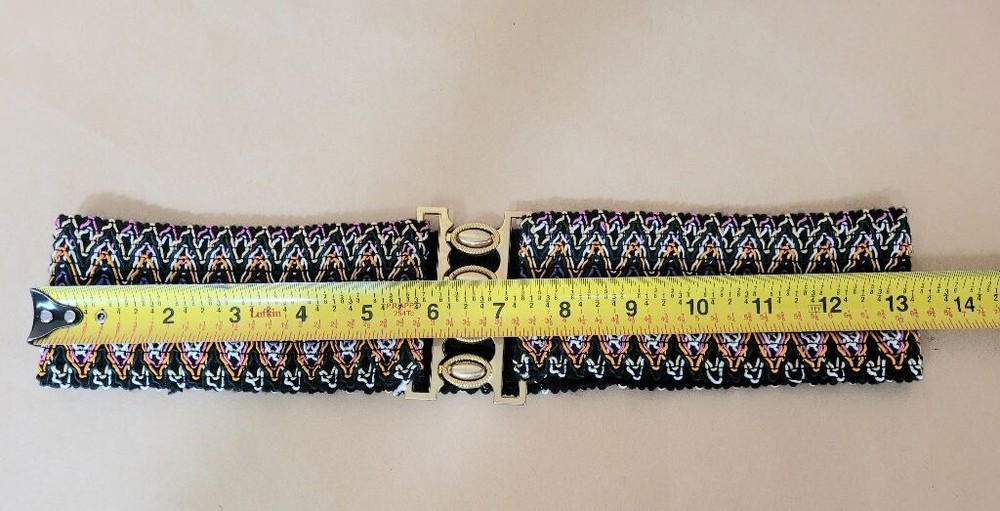 Vintage Smocked Elastic Wide Belt