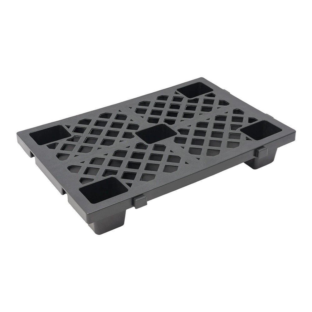 6 Pcs Moisture-proof Plastic Pallets Stackable Interlocking Storage Pallets