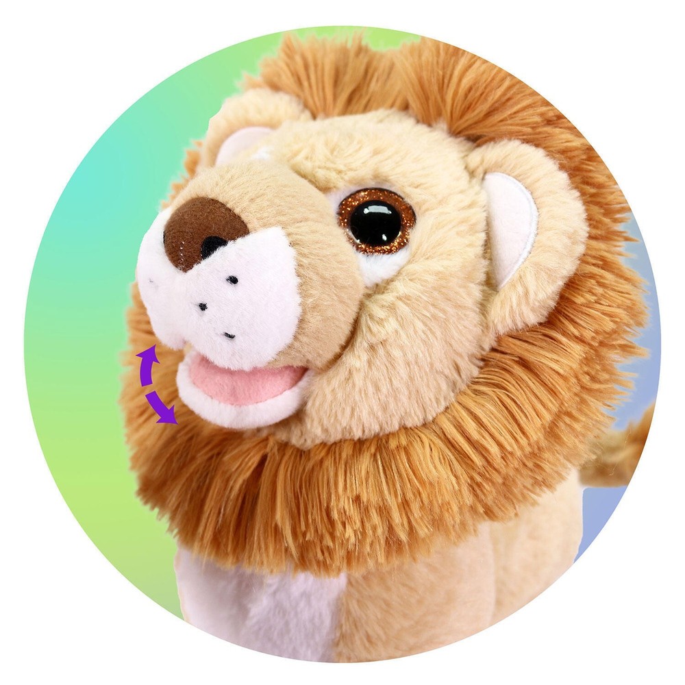 MEMBERS MARK WALKING & DANCING PLUSH, LION *DISTRESSED PKG
