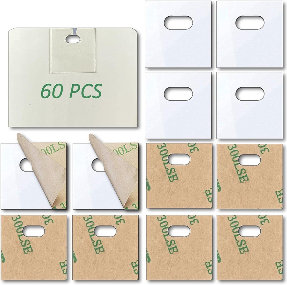 60 PCS Vertical Blind Repair Tabs Kit Clear Blind Fixer Tabs Verticle Blinds