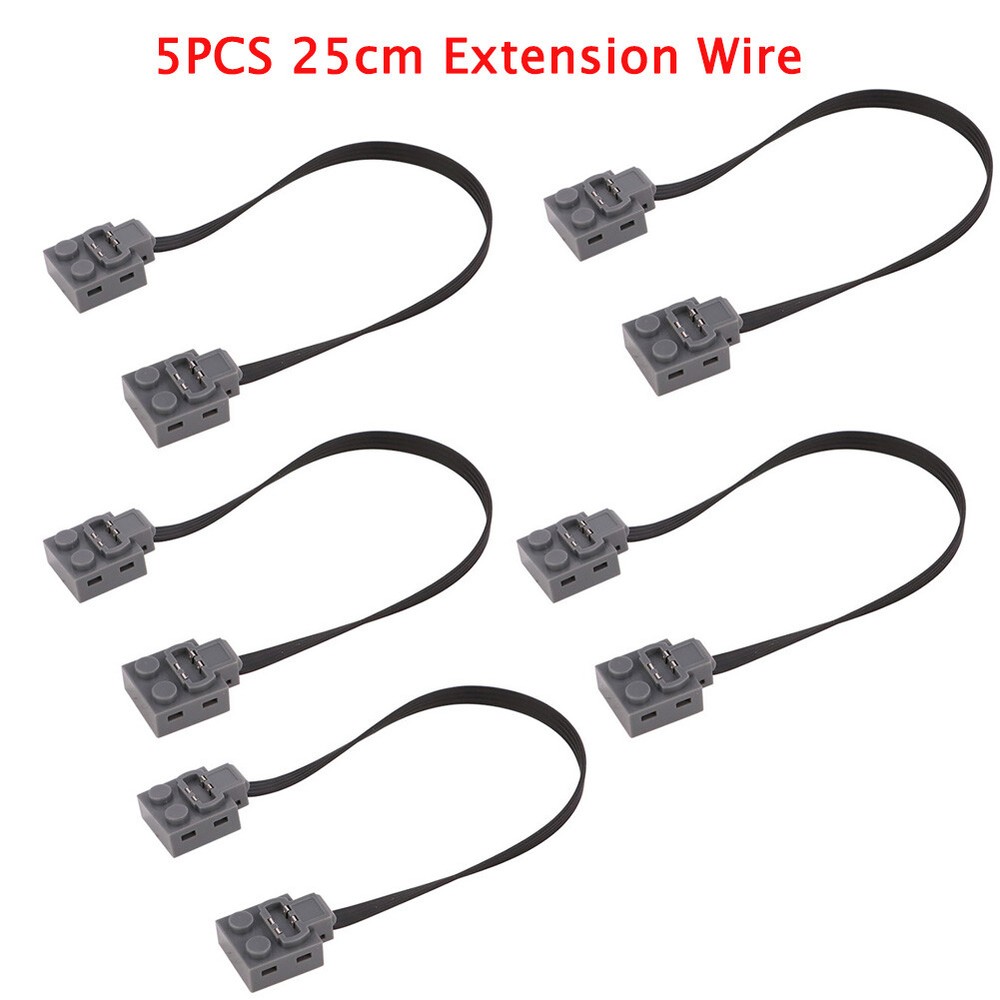 5PCS Power Function Extension Wire Cable for Legoeds MOC Servo Motor IR Remote