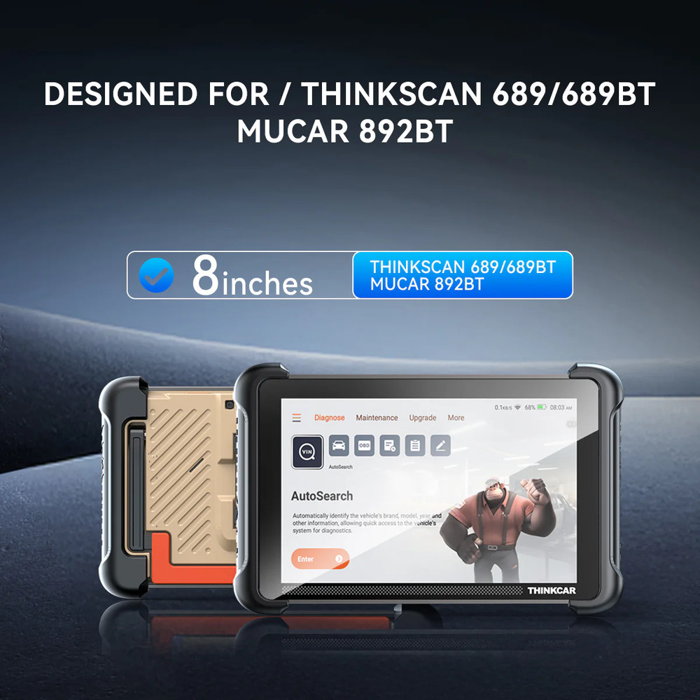 For TinkScan 689/689BT & 892BT Screen Protector 8" HD Clear Screen Protector New
