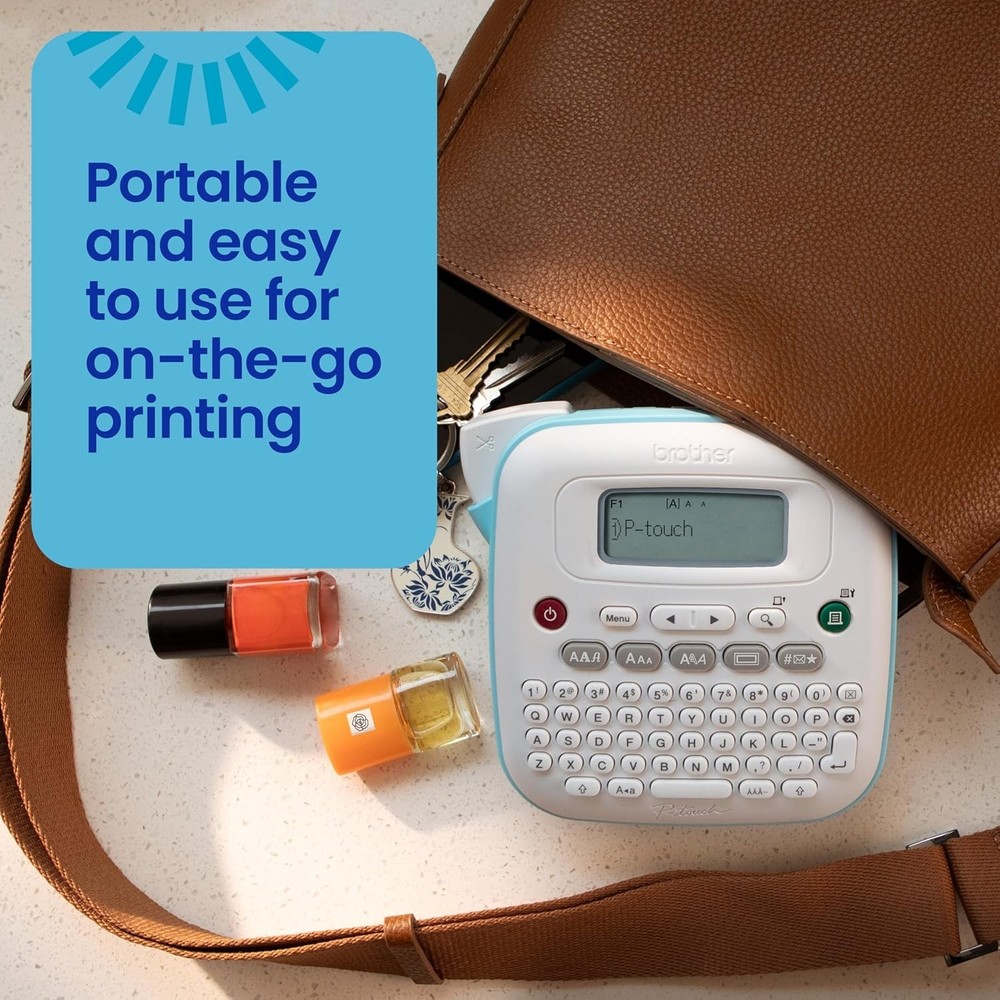 P-Touch PT-N20 Personal Desktop Label Maker, Portable, Handheld and Prints, P...