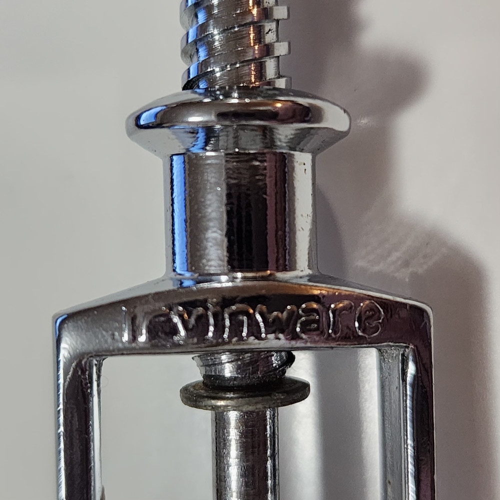 Vintage Classic Italian T Frame Self Pulling Corkscrew Made in Italy