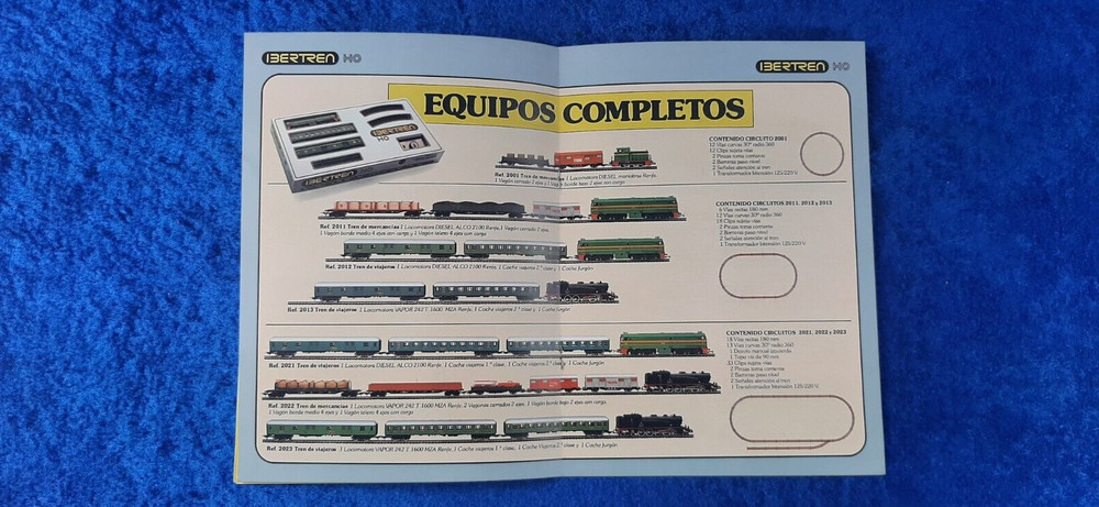 IBERTREN HO 1980 1/87 MODEL RAILWAY TRAIN CATALOG C2