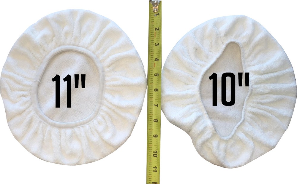 11" Cotton Terry Orbital Bonnet Elastic Fit HT- 100