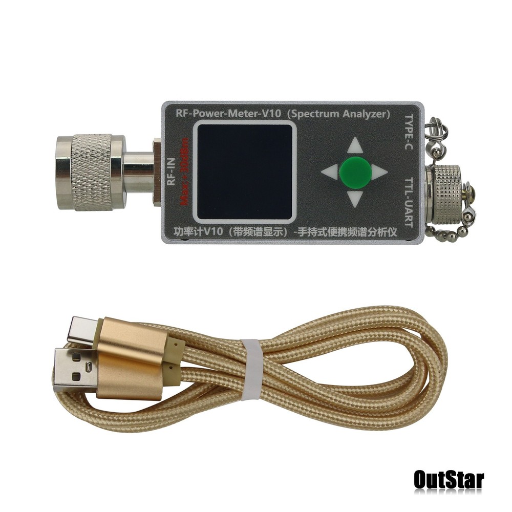 RF Power Meter Handheld Spectrum Analyzer w/Spectrum Display RF-Power-Meter-V10