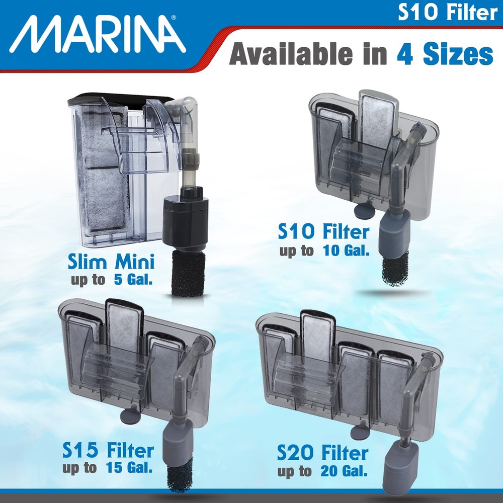 S10 Power Filter, up to 10 gallons