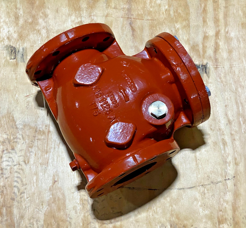 Kennedy 4” Check Valve Fig. 1126A, Rubber Faced Disc