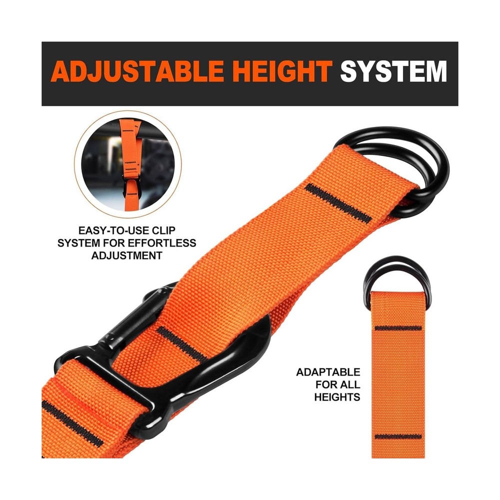 Adjustable Heavy Duty Pull Up Assistance Bands with Fabric Feet and... Fast Ship