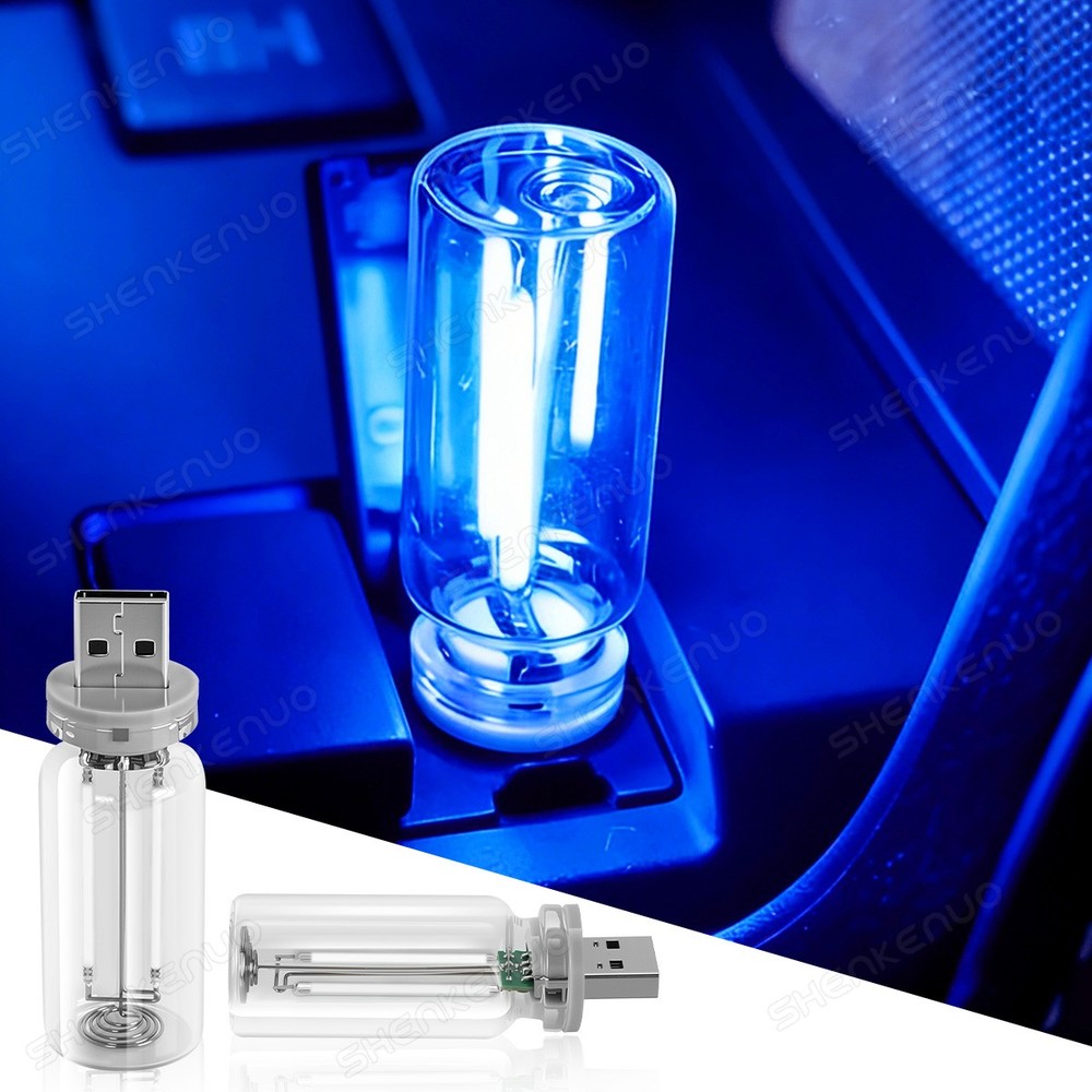 2Pcs USB Glass Bottle Atmosphere Night Light Touch Switch Dimmable LED Bule Bulb