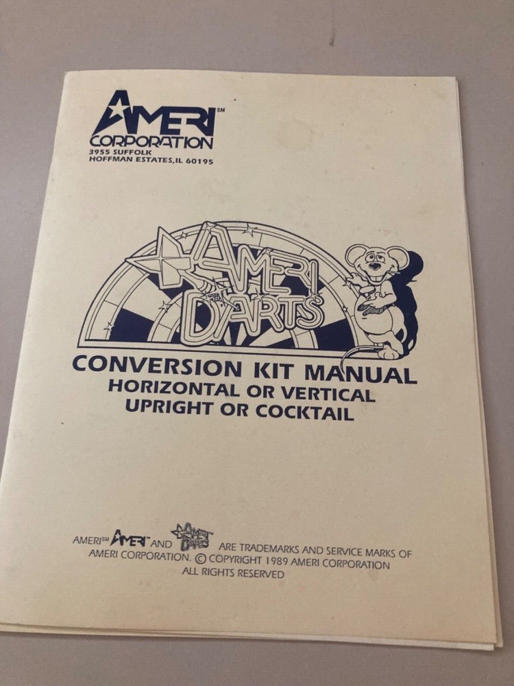 Ameri Darts Conversion Kit Manual