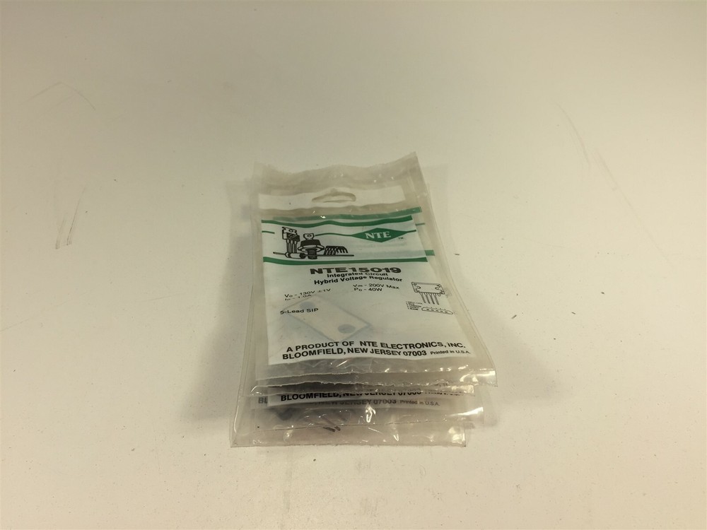 (1) NTE NTE15019 Integrated Circuit TV Fixed Voltage Regulator