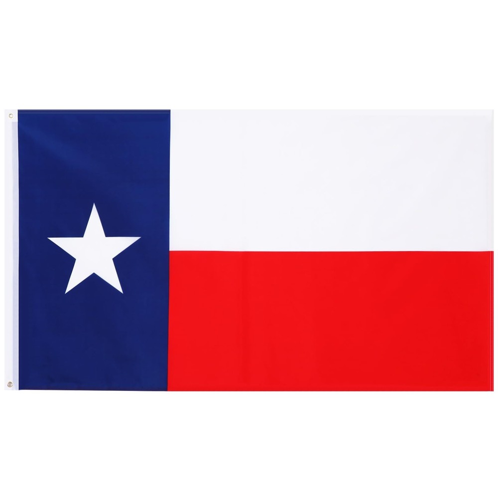 Vibrant 3x5 FT Texas State Flag - 1 Pack | Durable Thick Polyester 150D Print...