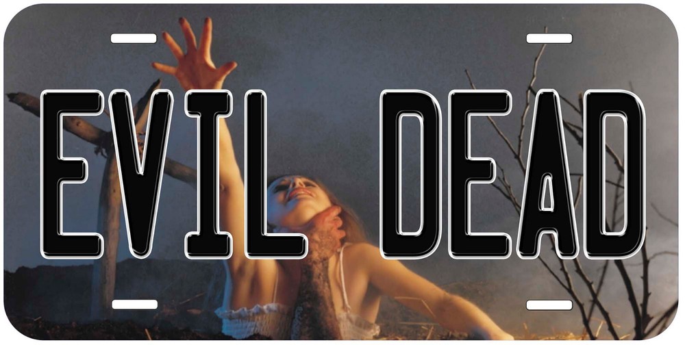 Evil Dead Aluminum Novelty Car License Plate