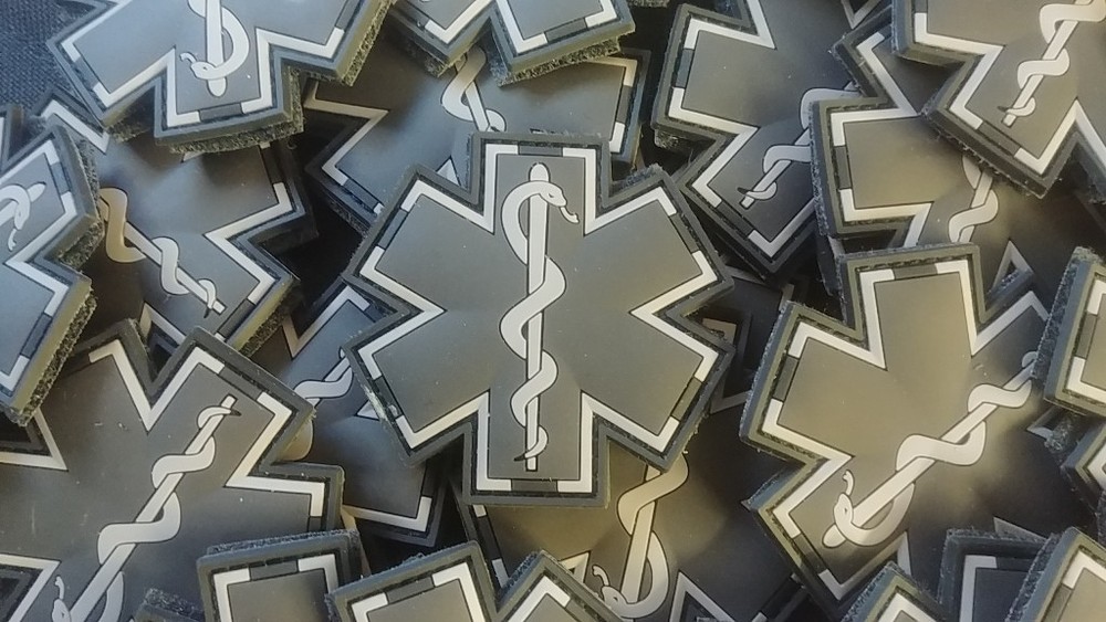 EMT / EMS PARAMEDIC - ACU COLOR 3D PVC PATCH