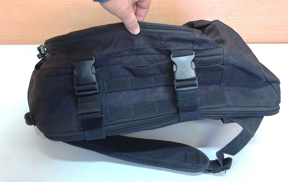 Code Alpha Black Expandable Backpack Hiking Pack