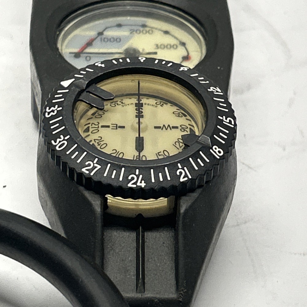 Aeris Atmos Pro Dive Computer Console. Triple Gauge. Scuba Tested.
