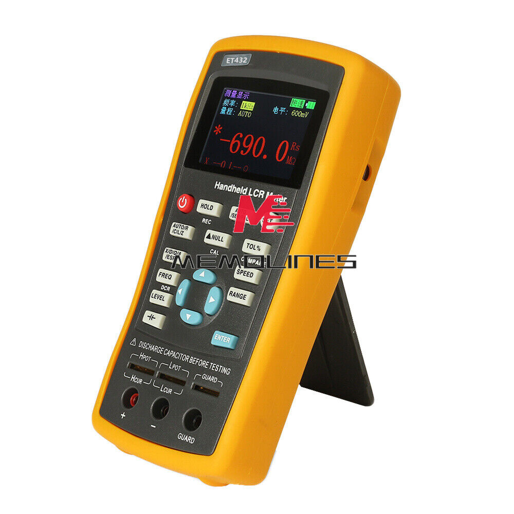 Handheld ET43 LCR Bridge Digital Capacitance Inductance Resistance Meter Tester