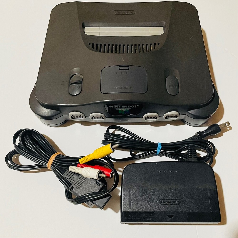 Authentic Nintendo 64 Console Add AV Cables N64 Controller(s) JPN Ver. TESTED