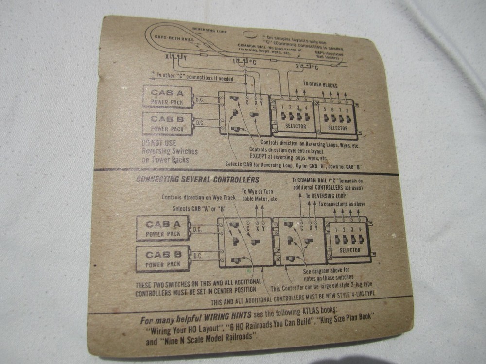 HO Scale / N Scale ATLAS CONTROLLER #220 Custom-Line New / Sealed