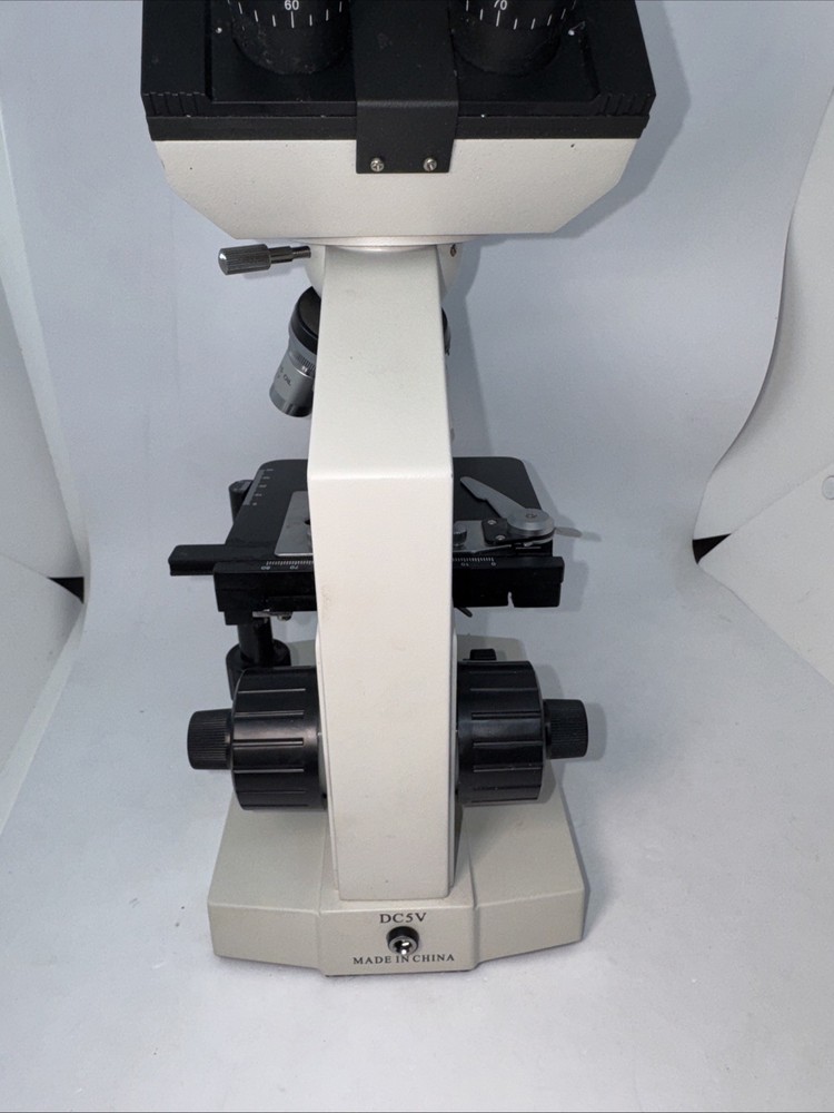 OMAX M82E Series Lab LED Binocular Compound Microscope 40X-2000X (No Cord)tested
