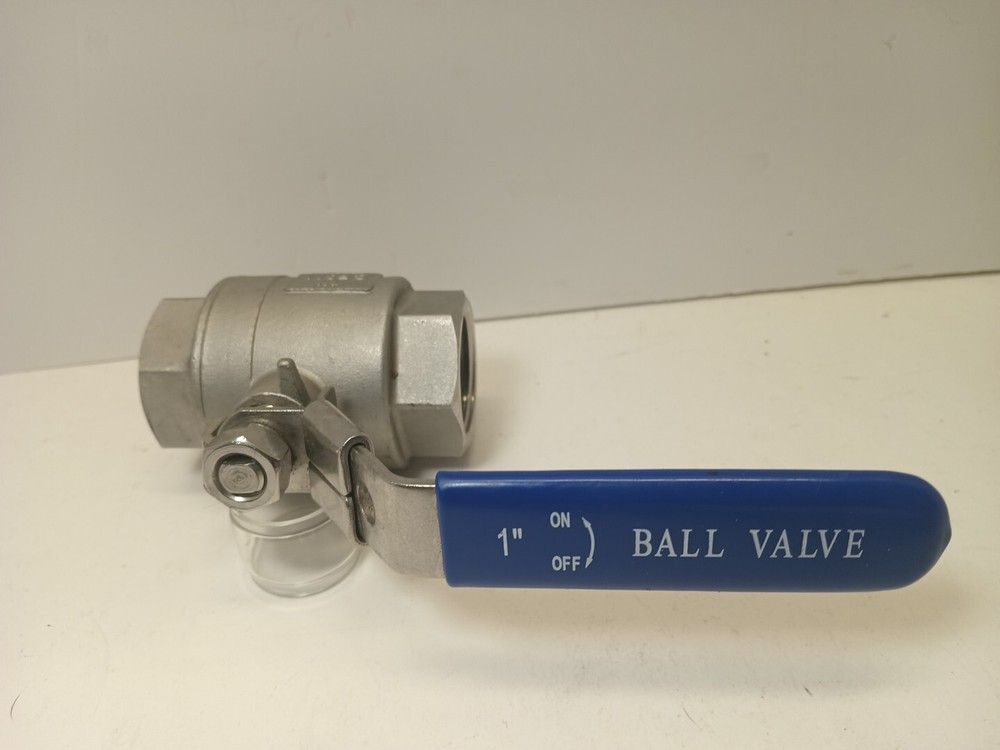 Two Way Hydraulic Ball Vale 1" CF8M 1000 WOG With Lock