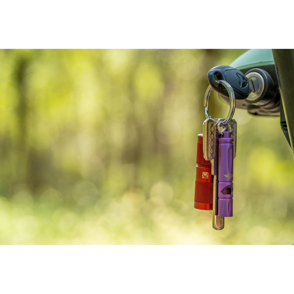 Olight Olife Owhistle Titanium Emergency Whistle, Purple