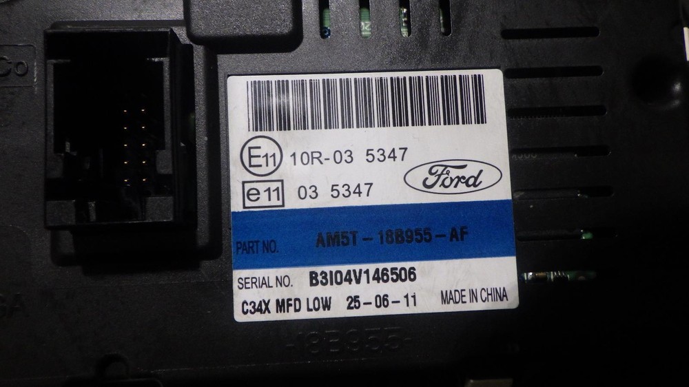 12 FORD FOCUS Info Screen AM5T18B955AF
