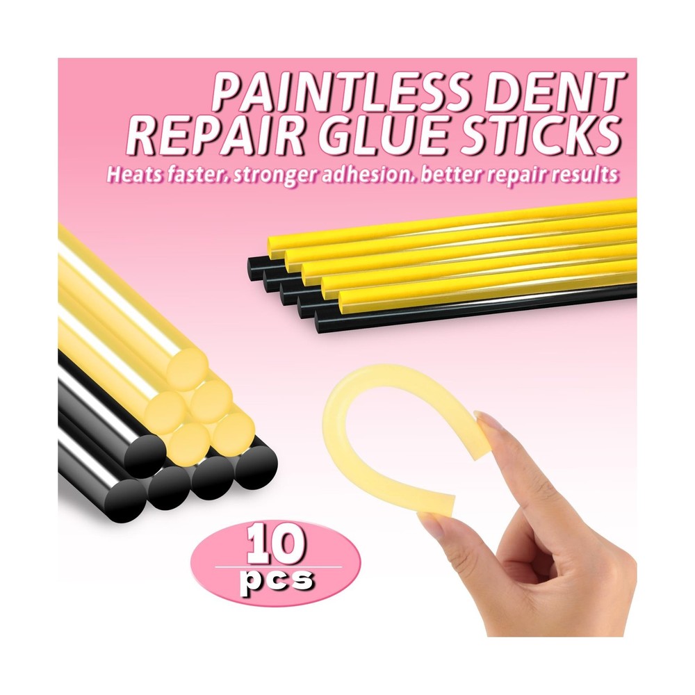 Car Dent Puller Kit, Paintless Dent Remover Tool with High Viscosity Puller T...