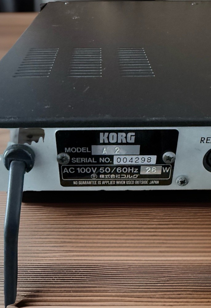 Korg A2 Multieffects Processor, Japan Great Working Condition.