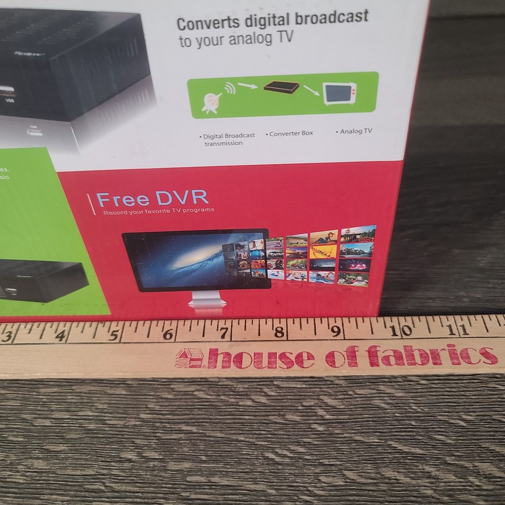 iView Digital Converter Box 3500STBII Missing Universal Remote Not Tested