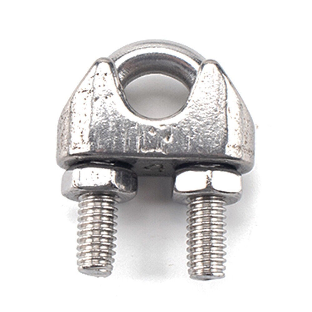 30PCS M4 Wire Rope Fixed Clamps with Triangular Ring