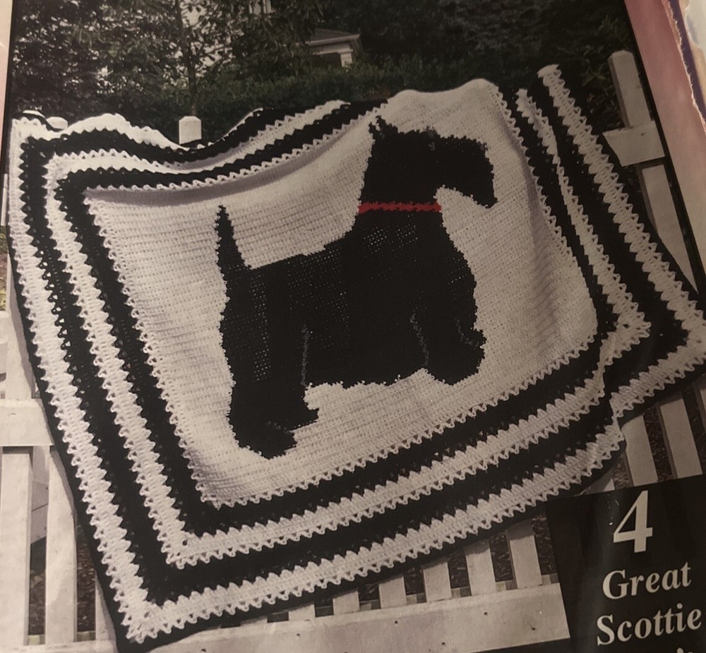 CROCHET ~ “great Scottie & High Intensity Afghans” ~ PATTERN ~