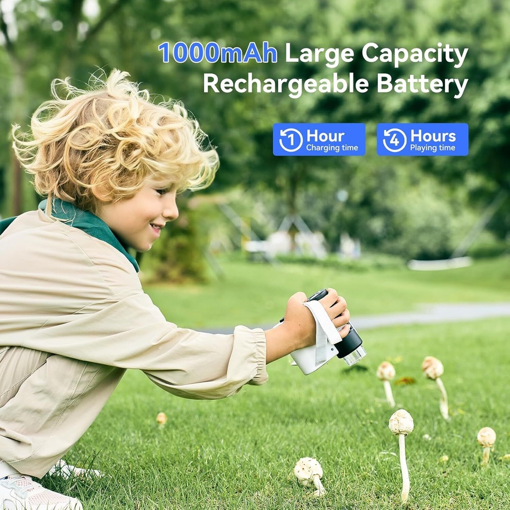 TOMLOV Digital Microscope 100X-1000X Magnification HD USB Coin Microscope Camera