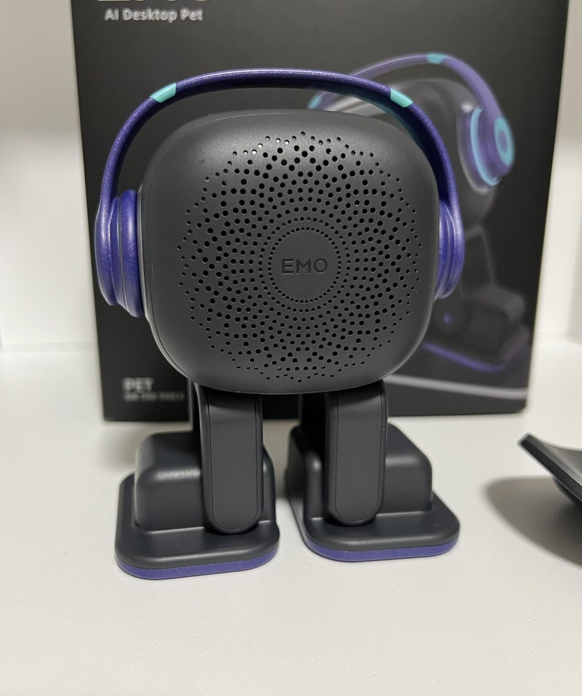 Emo Living Ai Desktop Pet Robot,Emo,Works Great