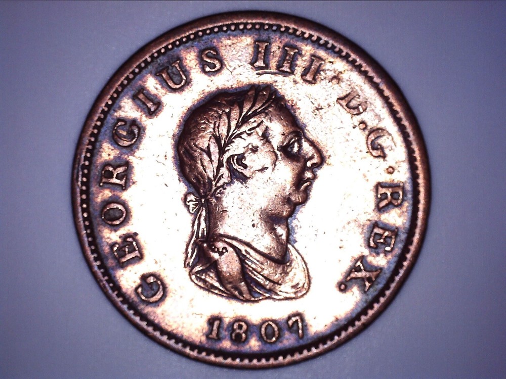 1807 Great Britain 1/2 Penny