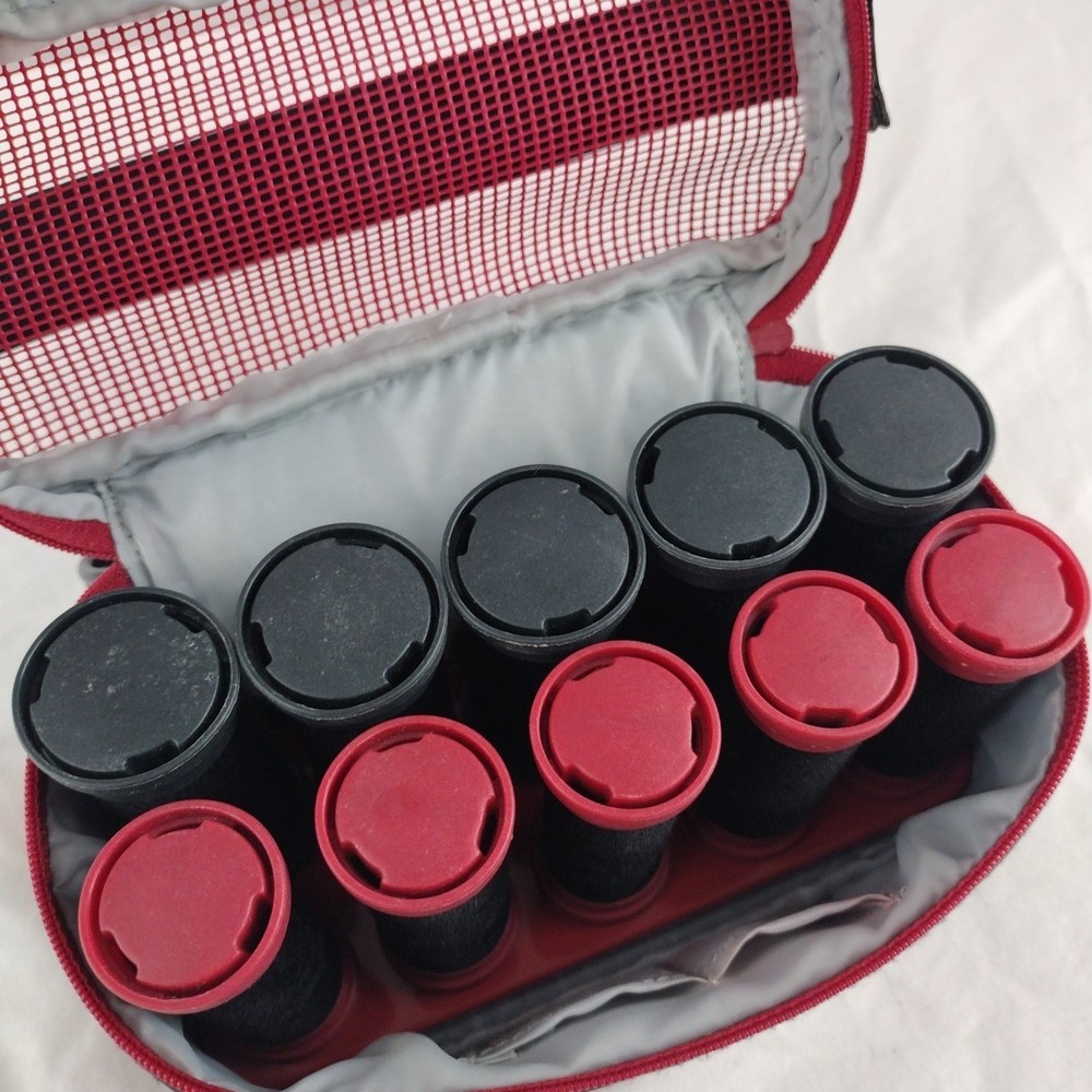 Remington Protect & Shine Self Locking Hot Rollers Curlers Travel
