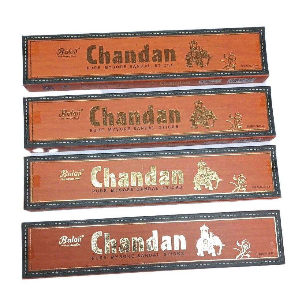 Balaji Chandan Incense 4 Packs
