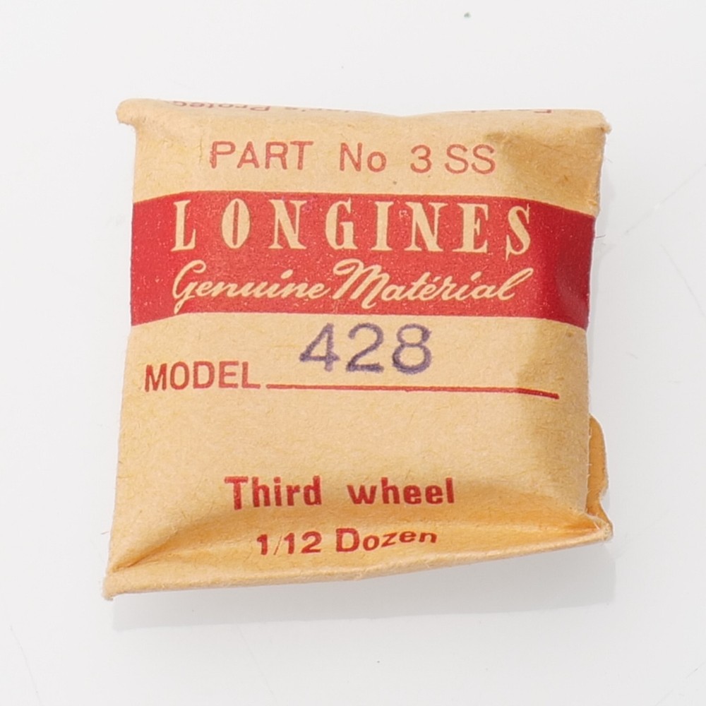 Longines Genuine Material Part #210 Third Wheel For Caliber 428 New (C15D5)